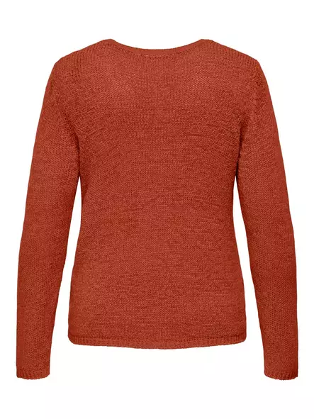 Only Carmakoma pluskoon neule Geena v-neck picante - Naisten neuleet - 141543 - 2