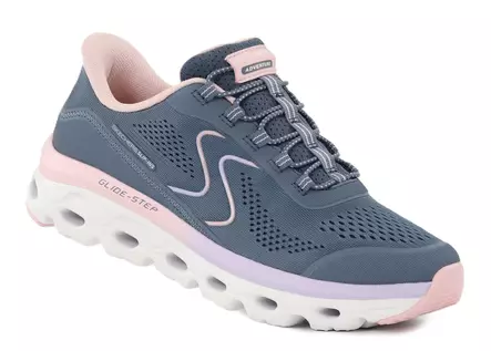 Skechers naisten tennarit 180272/SLTP GLIDE-STEP SOLE harmaa/roosa - Skechers tennarit - 140433 - 1