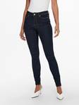 Only dam jeans Wauw Lite mid skinny fit mörkblå - Jeans för damer - 129143 - 1