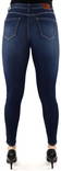 Only stretchiga dam jeans Wauw life mid skinny mörkblå - Jeans för damer - 127463 - 2