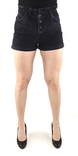 Only svarta dam shorts, stretch Cuba paperbag - Shorts och capribyxor för damer - 128673 - 1
