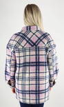 Only ruudullinen naisten takki Lou Check shacket lavendula - Naisten kevyet takit - 130113 - 2