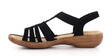Rieker damsandaler 60875-00 svart - Rieker sandals - 135773 - 2