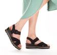 Rieker damsandaler 67463-00 svart - Rieker sandals - 135683 - 5