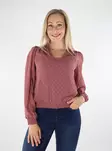 Only naisten paita Elmira new dobby rose brown - Naisten pitkähihaiset paidat - 136653 - 1