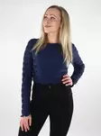 JDY naisten paita Hella O-Neck tummansininen - Naisten pitkähihaiset paidat - 137263 - 1