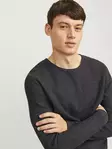 Jack&Jones bomullströja för herr Cooper mörkgrå - Stickat för herrar - 137283 - 2