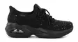 Skechers naisten glitter-tennarit 186070/BBK M-UNO - RHINESTONE AIR musta - Skechers tennarit - 139373 - 2