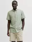 Jack&Jones miesten lyhythihainen kauluspaita Blusummer vihreä - Skjortor för herrar - 141113 - 1