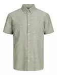 Jack&Jones miesten lyhythihainen kauluspaita Blusummer vihreä - Skjortor för herrar - 141113 - 3