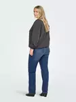 Only Carmakoma pluskoon suoralahkeiset farkut Cruz hw medium blue - Naisten farkut - 141353 - 2
