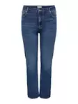 Only Carmakoma pluskoon suoralahkeiset farkut Cruz hw medium blue - Naisten farkut - 141353 - 3