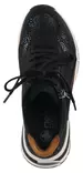 Rieker naisten tilavalestiset tennarit M6618-00 musta - Rieker sneakers - 141463 - 4