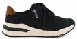 Rieker naisten tilavalestiset tennarit M6618-00 musta - Rieker sneakers - 141463 - 1