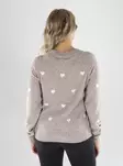 Vero Moda Neule Doffy moon rock/white - Stickat för damer - 141683 - 2