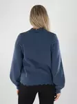 Vila naisten neule Nikolina sininen - Stickat för damer - 141873 - 2