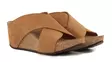 Copenhagen Shoes wedge mules Frances 23 cognac - Slip-ins för damer - 138373 - 1