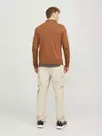 Jack&Jones miesten neule Eemil mocha bisque - Miesten neuleet - 137273 - 4