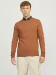 Jack&Jones miesten neule Eemil mocha bisque - Miesten neuleet - 137273 - 2