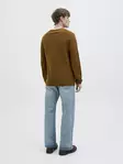 Jack&Jones miesten puuvillaneule JJEHILL KNIT monks robe - Miesten neuleet - 139463 - 4