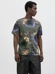 Jack&Jones miesten T-Paita Hawaii harmaa/kuviollinen - Miesten T-paidat - 138483 - 2