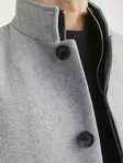 Jack&Jones Villakangastakki Harrison wool blend vaaleanharmaa - Miesten takit - 139893 - 5