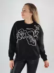 JDY damtröja svart/vit - Huvtröjor och sweatshirts - 139413 - 1