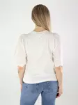 JDY naisten pitsihihainen t-paita Lair Life New valkoinen - Naisten T-paidat - 140443 - 2