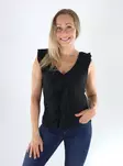 JDY naisten toppi Turbo frill musta - Naisten topit - 141343 - 1