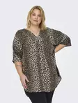 Only Carmakoma pluskoon tunika Nova Tunic Dress leopardikuosi - Mekot ja tunikat - 137933 - 1