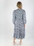 Only kuviollinen mekko Milana 7/8 sininen - Mekot ja tunikat - 140563 - 2