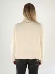 Only naisten neule Whitney Highneck luonnonvalkoinen - Naisten neuleet - 139283 - 2