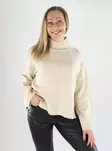 Only naisten neule Whitney Highneck luonnonvalkoinen - Naisten neuleet - 139283 - 1