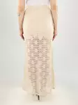 Only naisten pitsihame Pearlina long beige - Kjolar - 141313 - 3