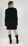 Only Neulemekko Michella o-neck musta - Naisten neuleet - 139633 - 2