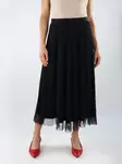 Only pliseerattu hame Lavina musta - Hameet - 139003 - 1