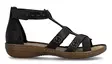 Rieker damsandaler 60860-01 svart - Rieker sandals - 140803 - 1