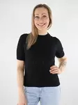 Vero Moda naisten neulottu t-paita Morena 2/4 musta - Naisten T-paidat - 138233 - 1