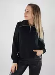 Vero Moda naisten pusero Hali Half Zip musta - Naisten kauluspaidat ja puserot - 139983 - 1