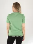 Vero Moda naisten T-Paita Sara lace vihreä - Naisten T-paidat - 141483 - 2