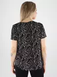Vero Moda T-Paita Easy musta kuviollinen - T-shirts för damer - 141093 - 2