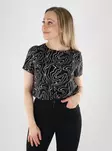 Vero Moda T-Paita Easy musta kuviollinen - T-shirts för damer - 141093 - 1