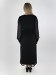 Vila klänning V-ringad LS Midi svart - Klänningar och tunikor - 138943 - 2
