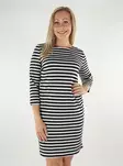 Vila naisten Mekko Ninny 3/4 musta/valkoinen - Mekot ja tunikat - 136583 - 1