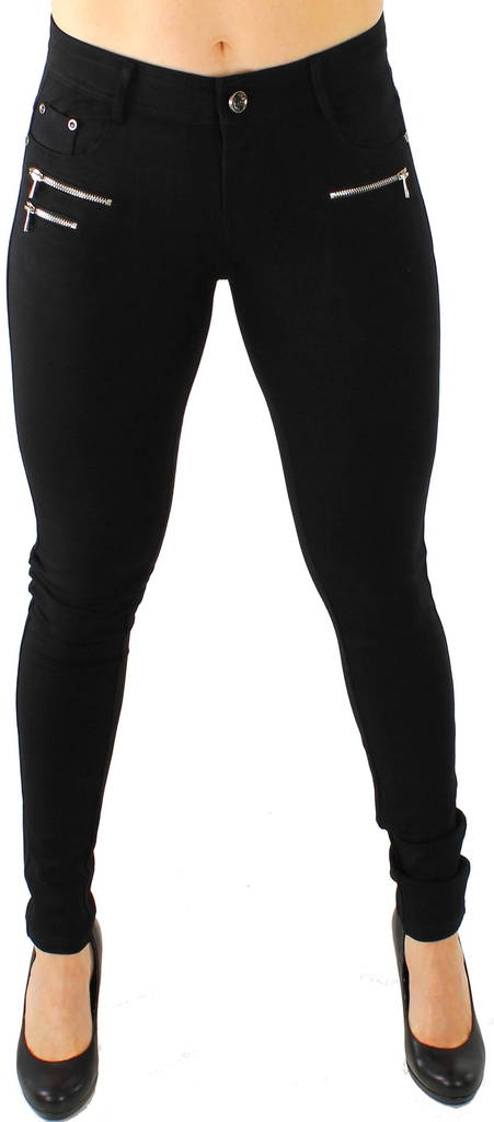 Drome Zipper pants black - Naisten housut - 115743 - 1