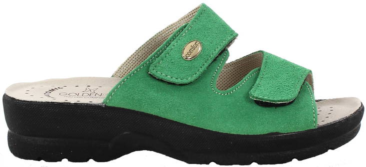 Golden Fit Pistokkaat 714 green mokka - Naisten työkengät - 127913 - 1