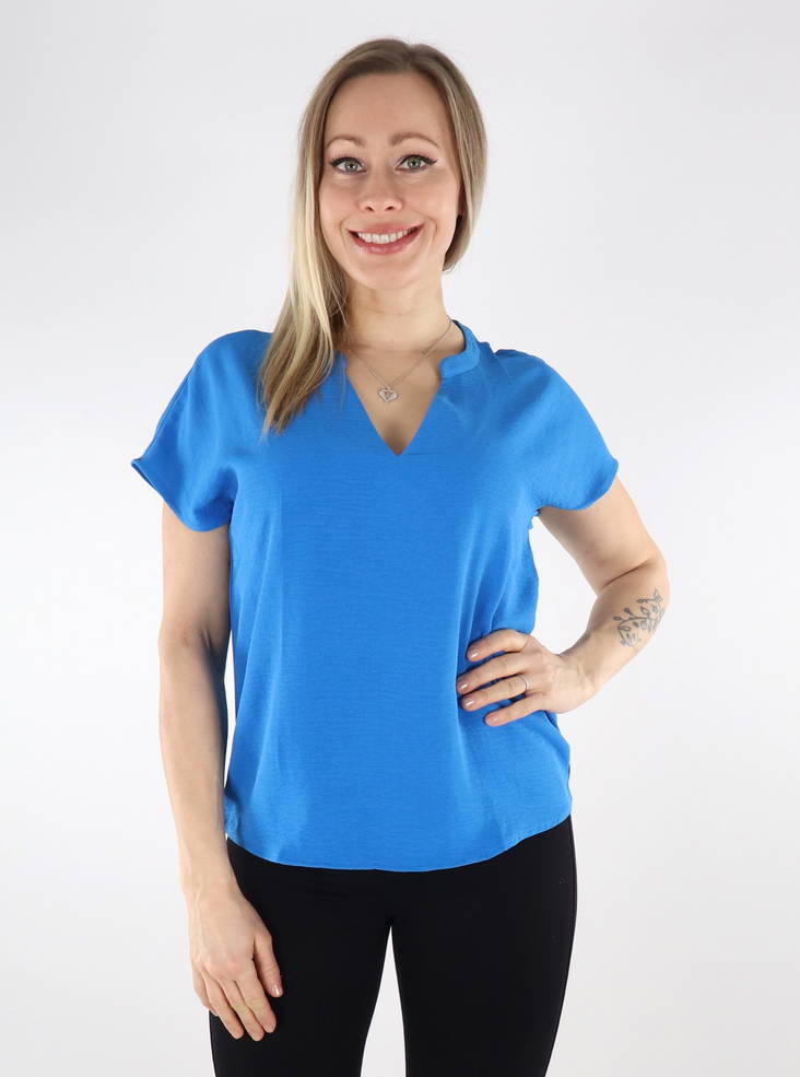 JDY T-shirt Lion S/S directoire blå - T-shirts för damer - 135093 - 1