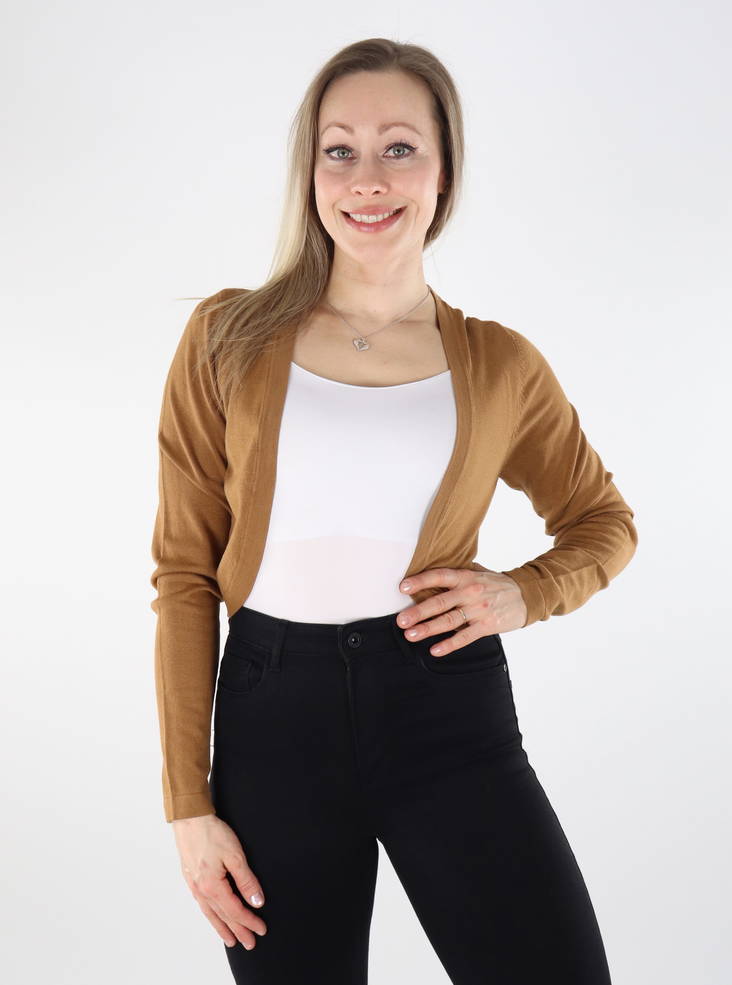 JDY naisten bolero / neuletakki Basica ruskea - Bolerot - 135743 - 1