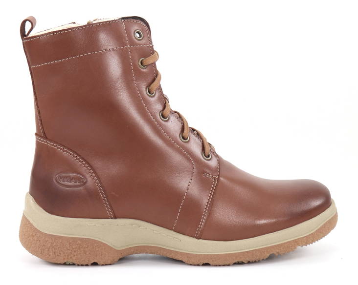 Migant naisten nahkanilkkurit GRIP+ pitopohja L920-32 woodybrown - Naisten nilkkurit - 131723 - 1