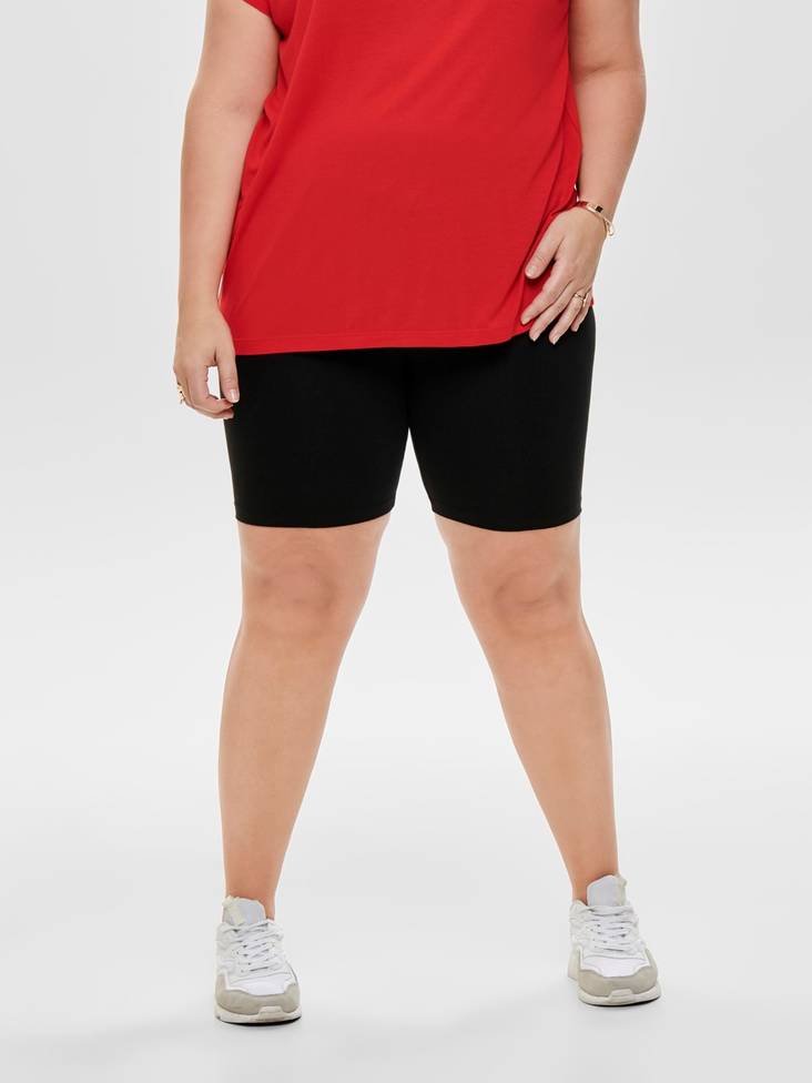Only Carmakoma Shortsit Time life musta - Naisten shortsit ja caprit - 128243 - 1